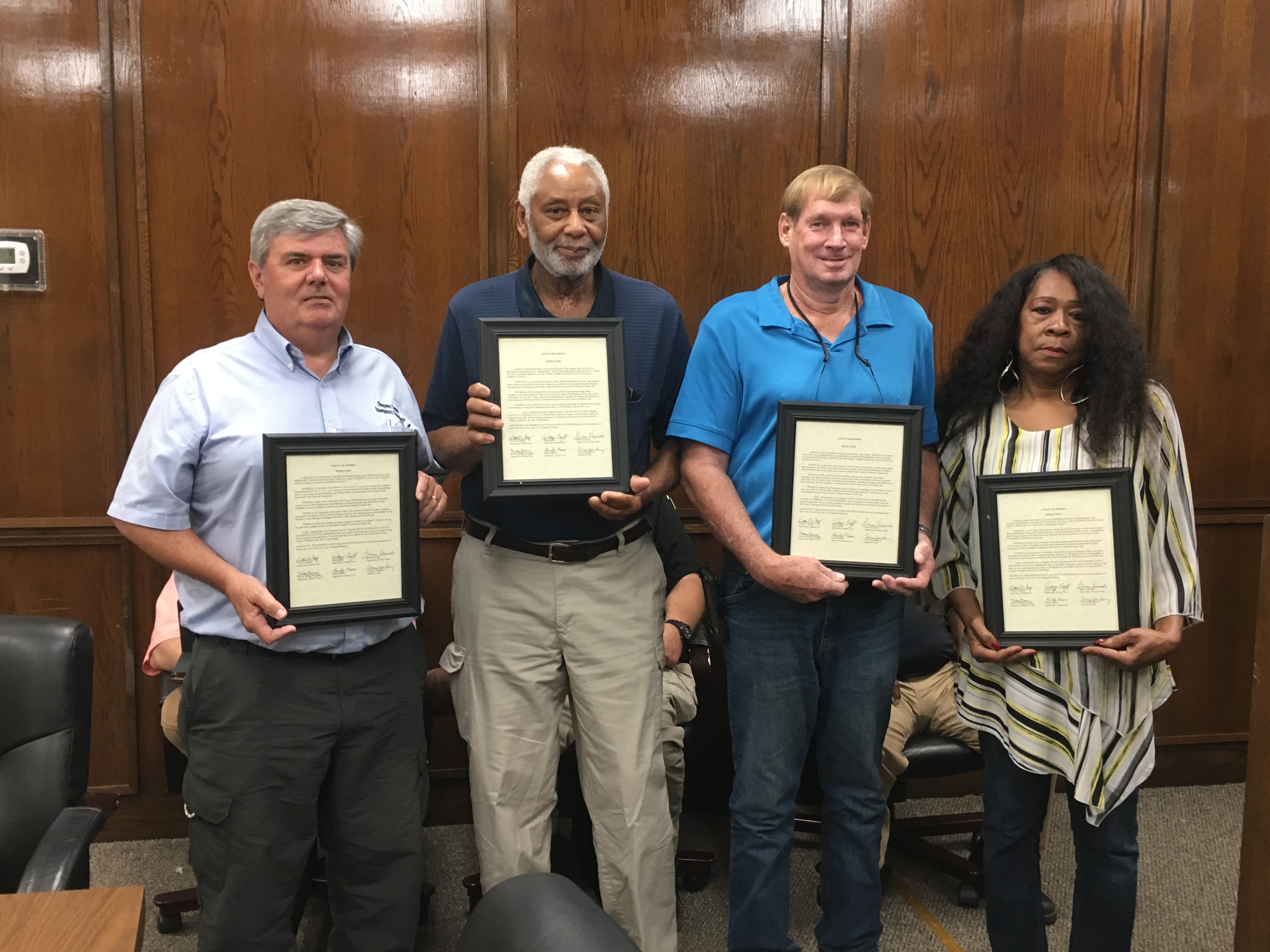 Board Honors Retirees