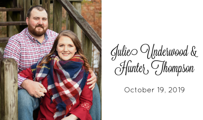 Underwood and Thompson to Wed October 19