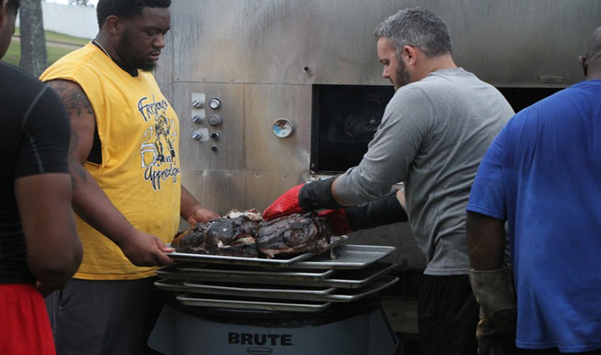 Co-Lin football holds annual Boston Butt sale