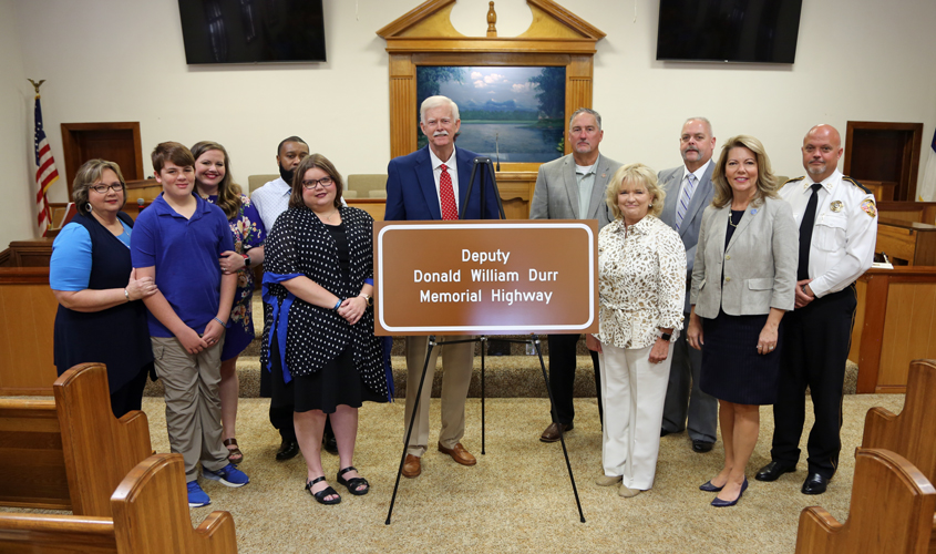 Deputy Donald William Durr Memorial Highway Dedicated in Lincoln County