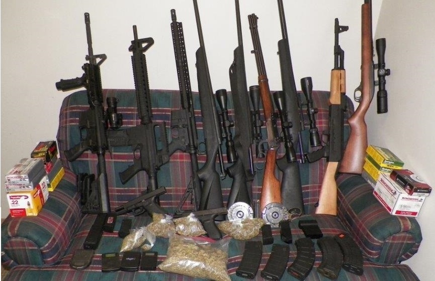 Drugs and Weapons Seized in Mendenhall