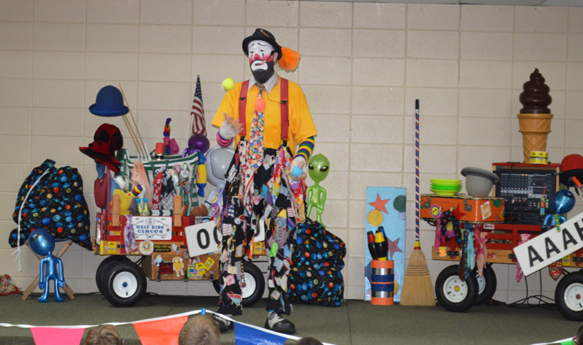 Inky the Clown Closes Out Library Summer Programs