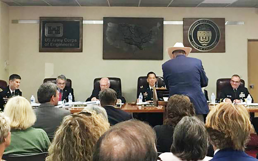 Ag Commissioner Gipson Testifies before the Mississippi River Commission