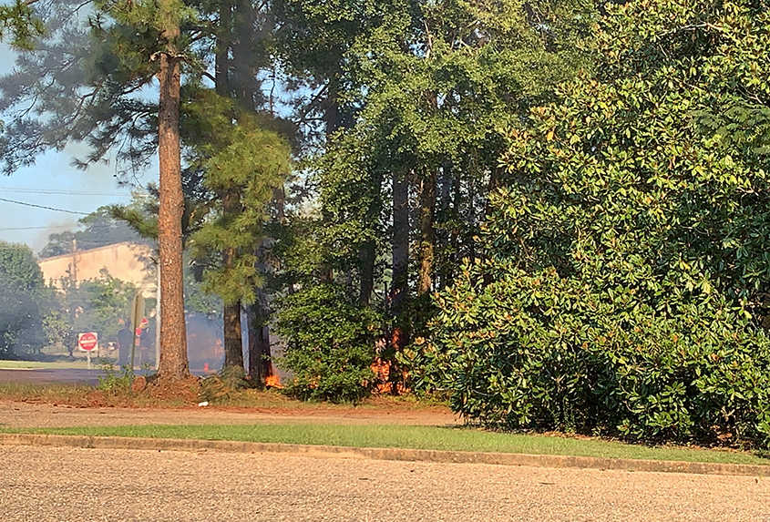 “Hot” Train Car Causes Grass Fire