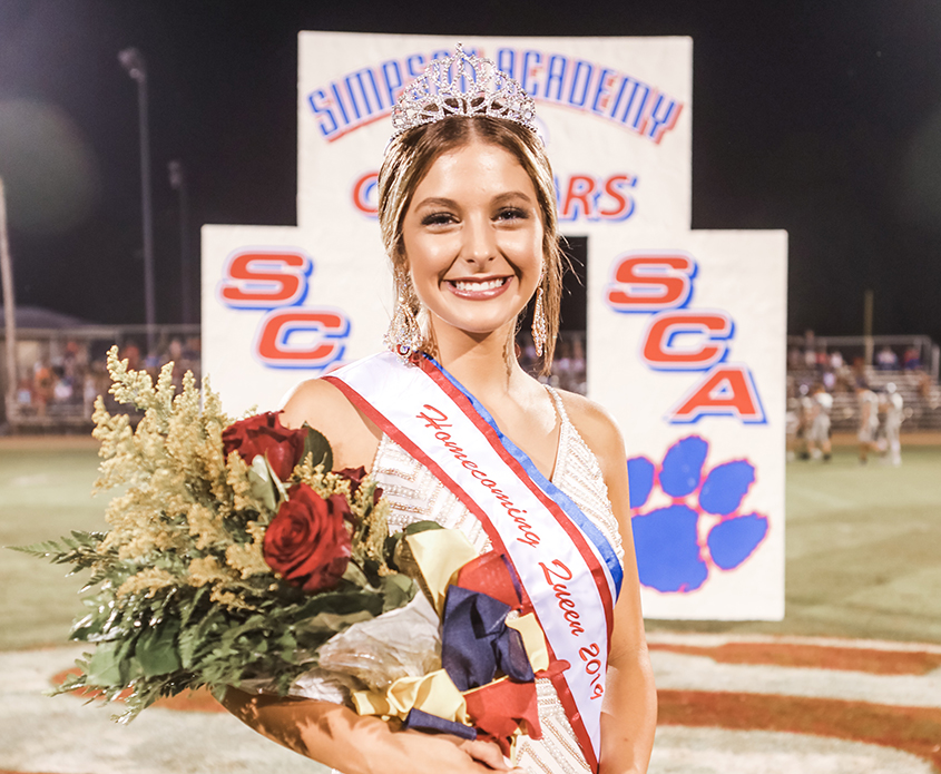 Anna Claire Walker Chosen SCA Homecoming Queen