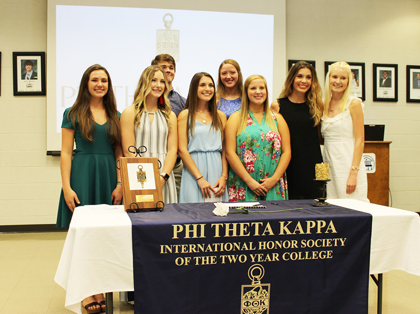 SCA Students Inducted to Phi Theta Kappa @ Co-Lin