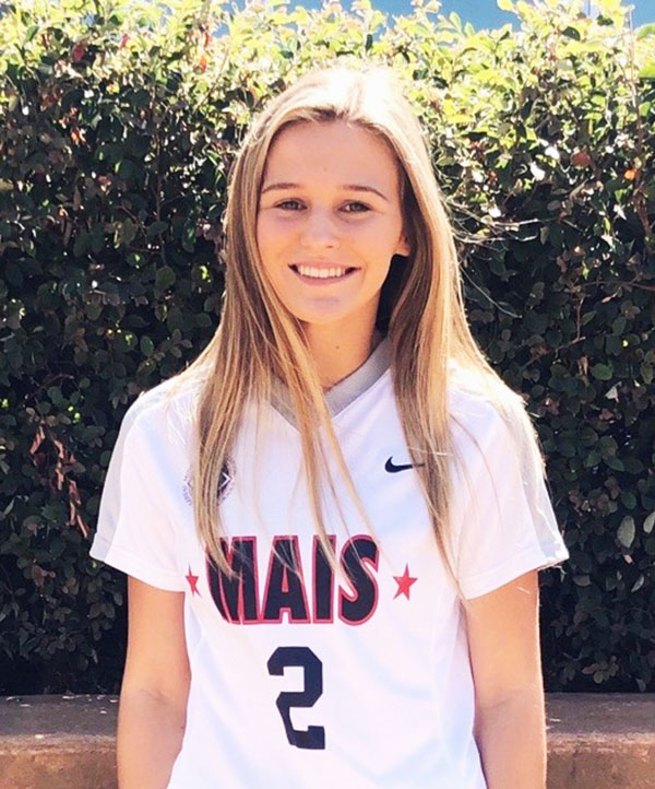 SCA Standout Allison Richardson Selected MAIS Allstar