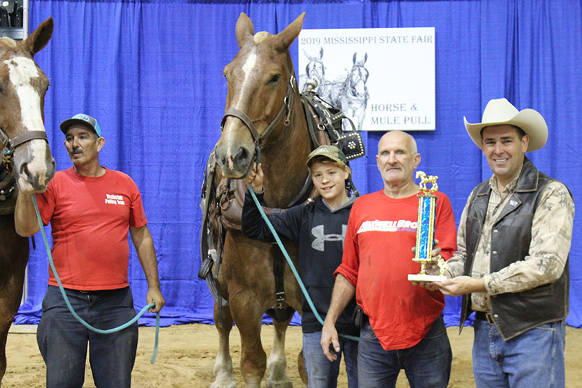 Commissioner Gipson Announces State Fair’s Horse Pull Winners