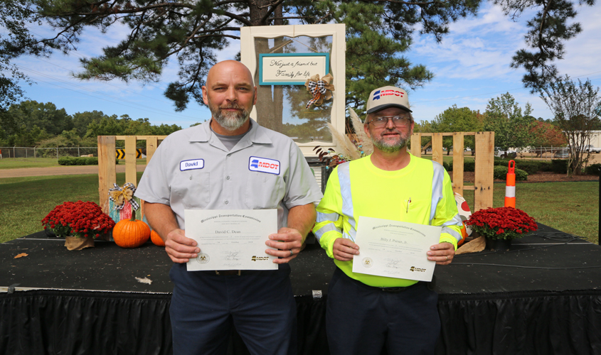 MDOT employees recognized for their service