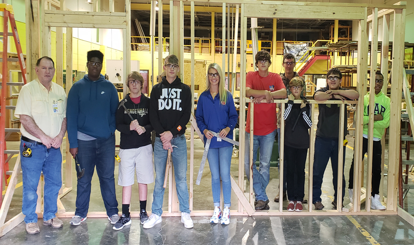 SCTC CONSTRUCTION & CARPENTRY DISPLAY SKILLS!