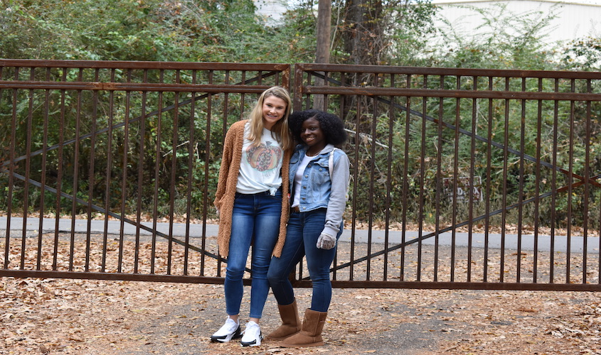 Simpson Central Beta Students Clean McNair Springs