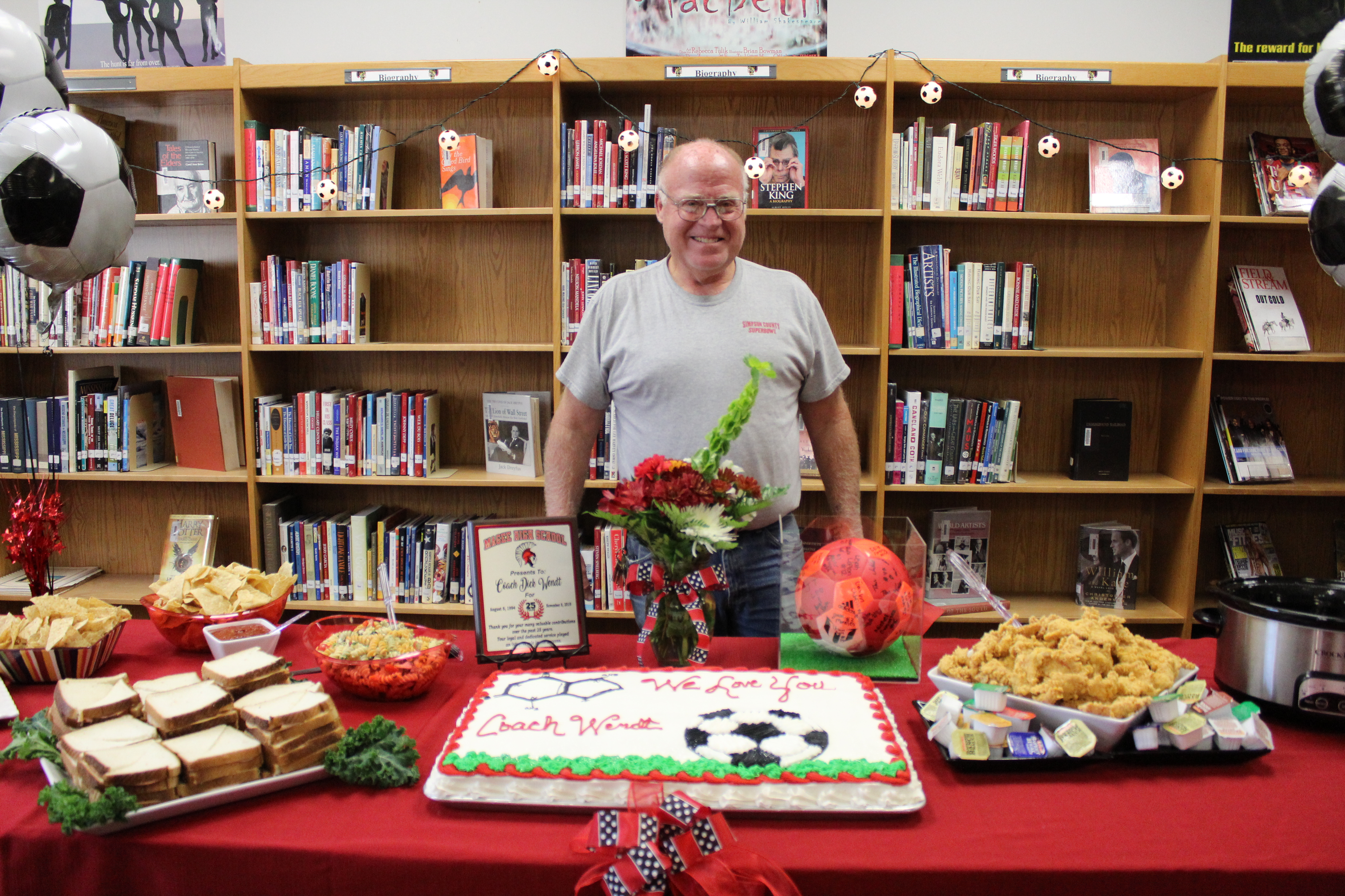 Appreciation Reception Held for Coach Dick Wendt