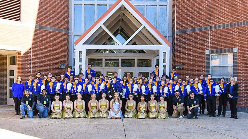 Mize High School Band Performs at State Competition