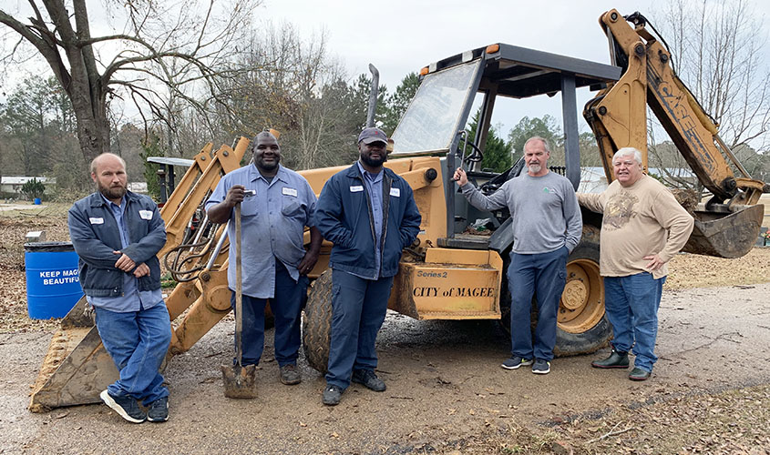 Magee City Cemetery Receiving A Facelift