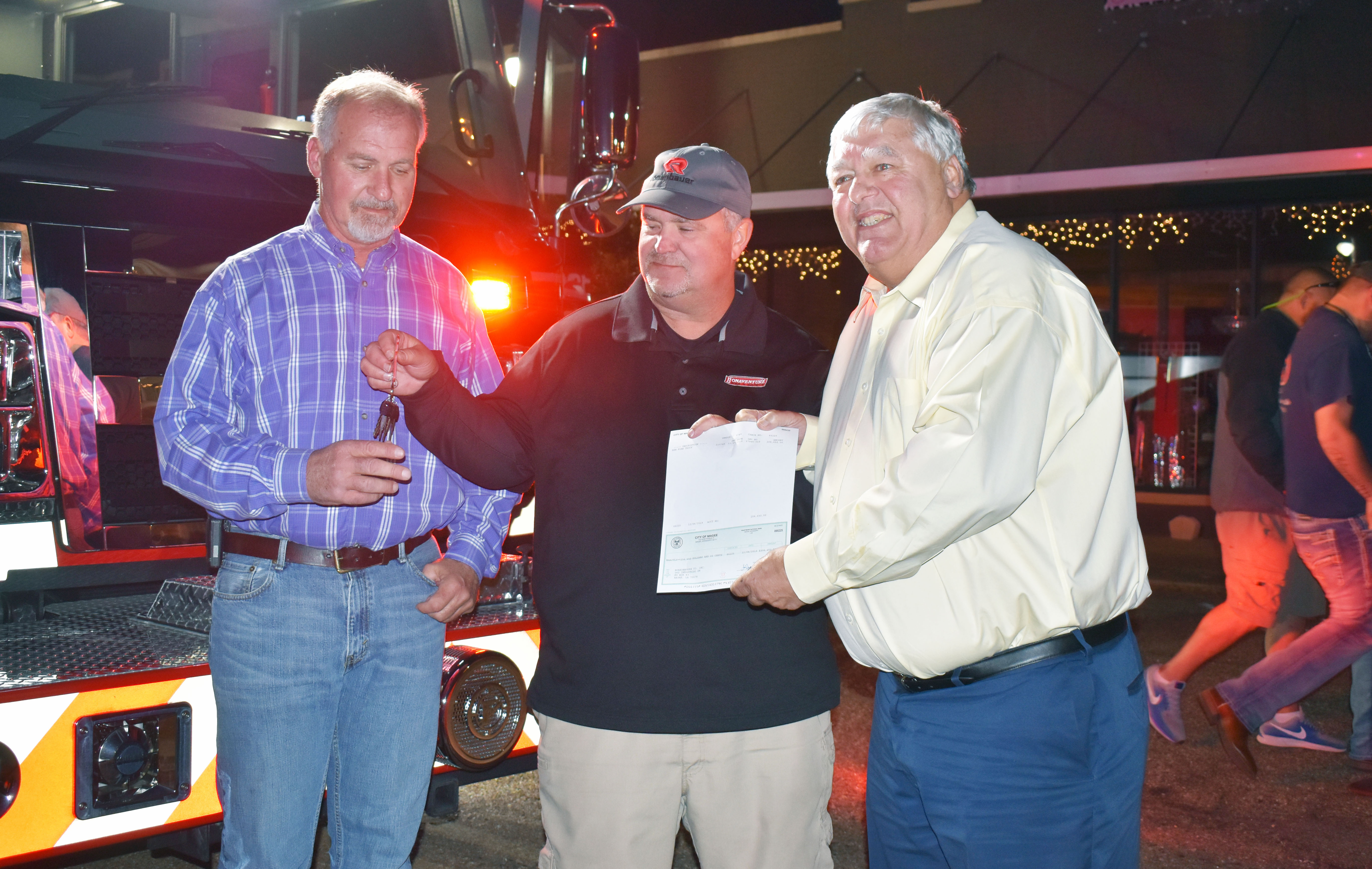 Magee Purchases a New Fire Truck