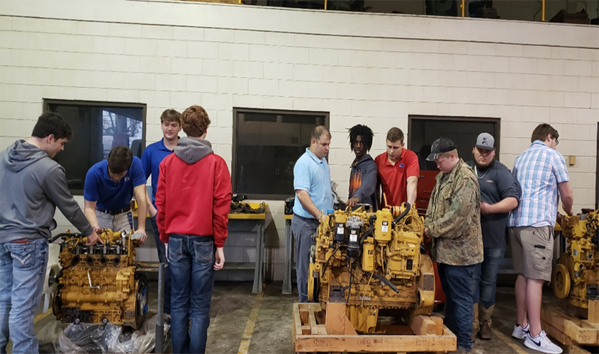 SIMPSON COUNTY TECH CENTER FEATURES ITS DIESEL SERVICE TECHNICIAN PROGRAM!