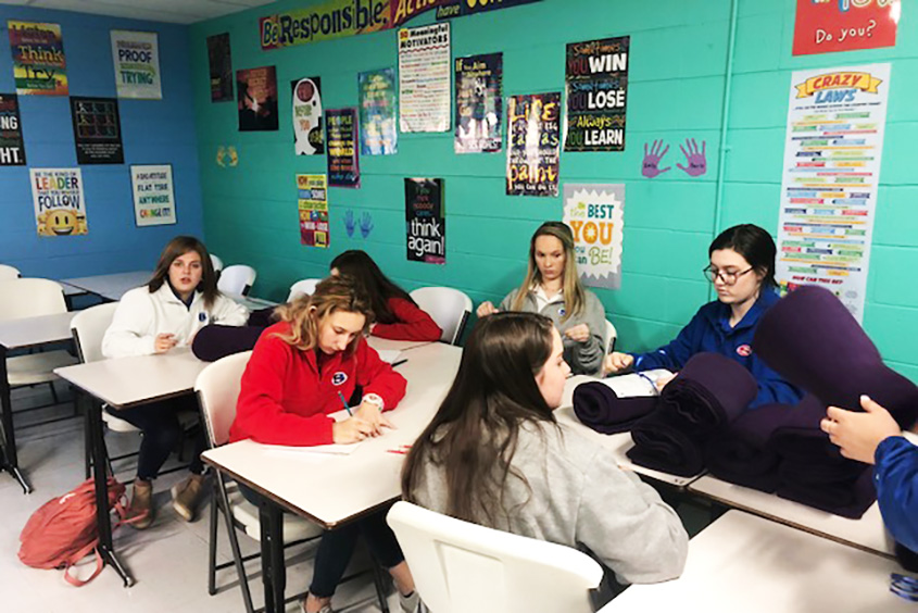 SCA Students Participate in Blankets of Hope
