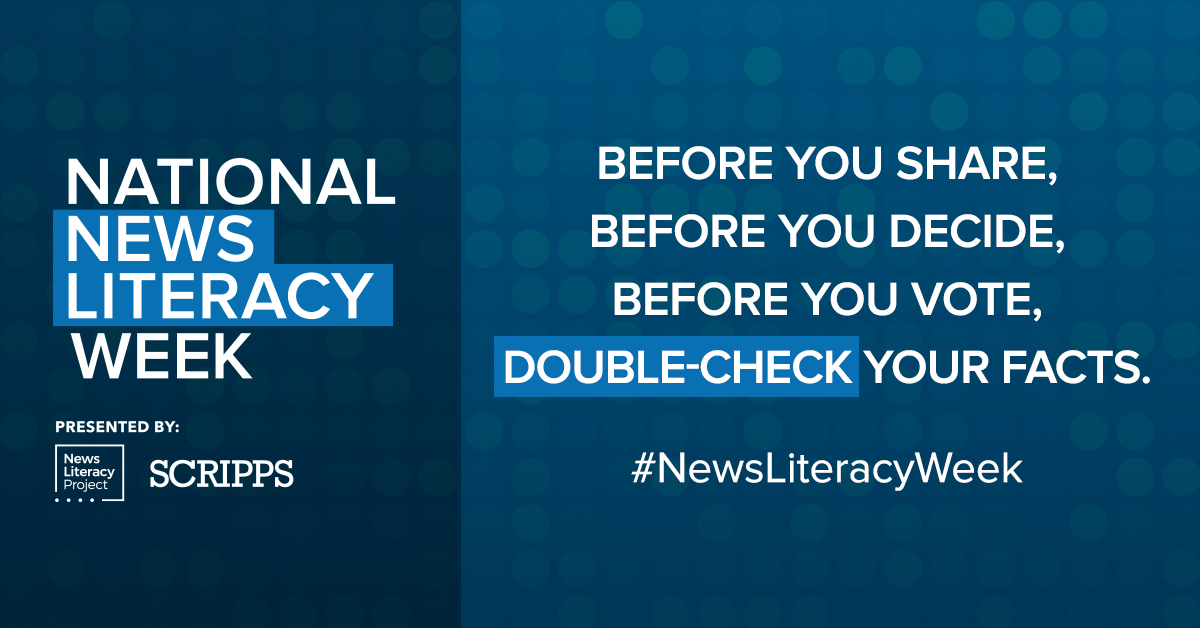 Announcing the first National News Literacy Week