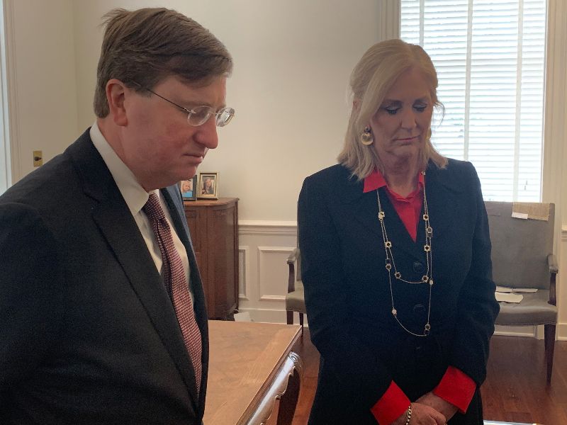 Governor Tate Reeves, Attorney General Lynn Fitch Pray For Legal ...