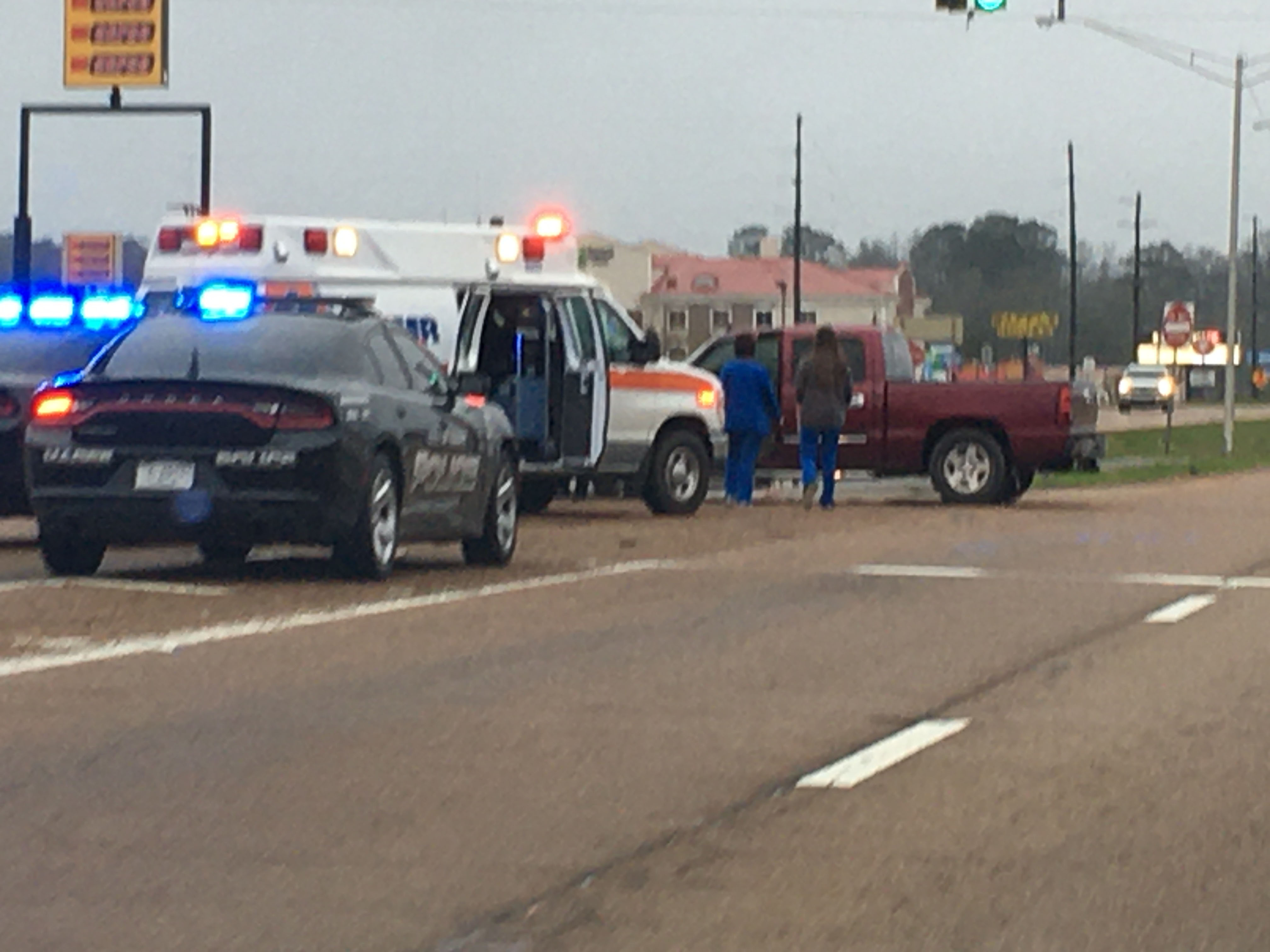 Wreck on Hwy 49