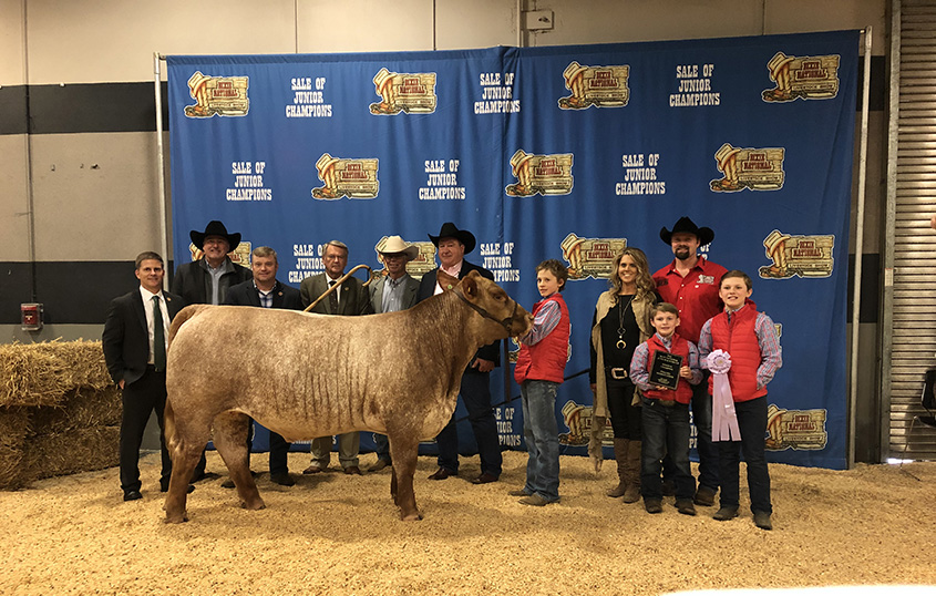 Legislatures Purchase Steer During Sale of Junior Champions