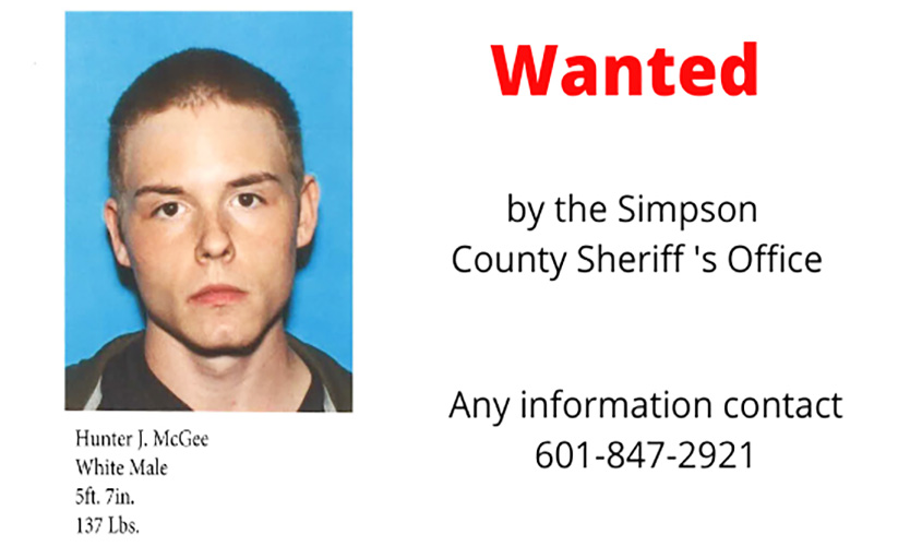 Hunter McGee Wanted by Sheriff’s Department—in CUSTODY!!!