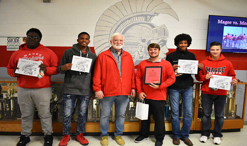 Magee Trojans recognized for February