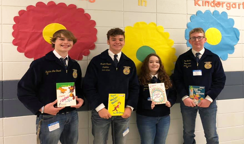 SCTC FFA STUDENTS PARTICIPATE IN READ ACROSS AMERICA!