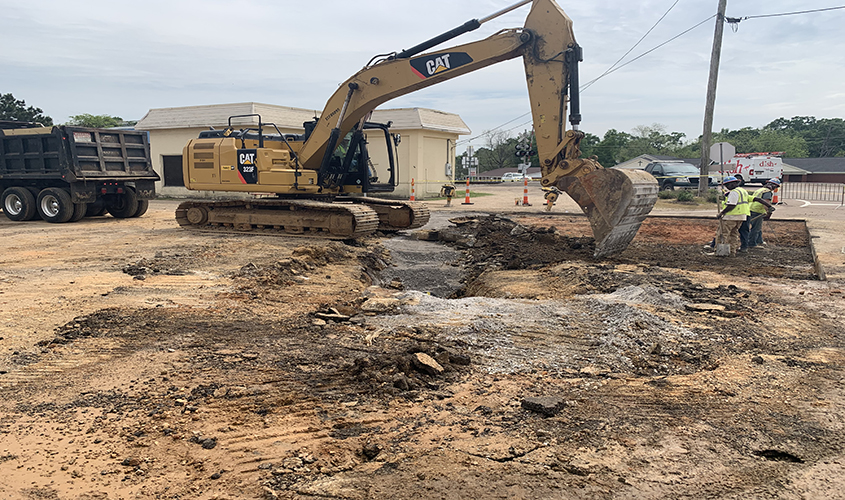 Update on Water Break on Main Street 04/03/2020