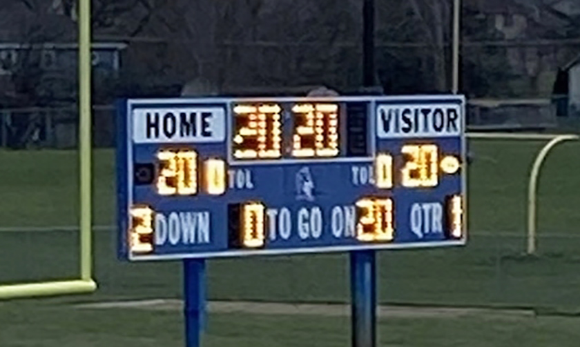 MHS Coach to Light Scoreboard