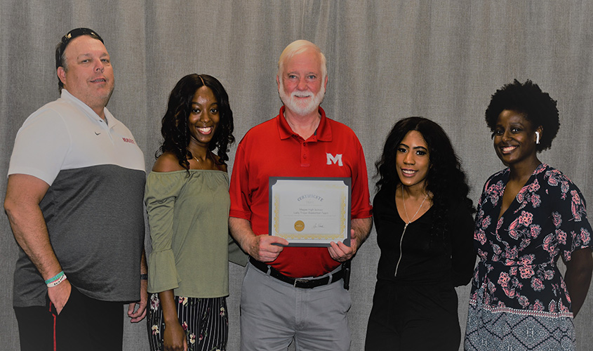 MHS Lady Trojan Basketball Team Earns 2019-2020 Scholar Athletic Team Award