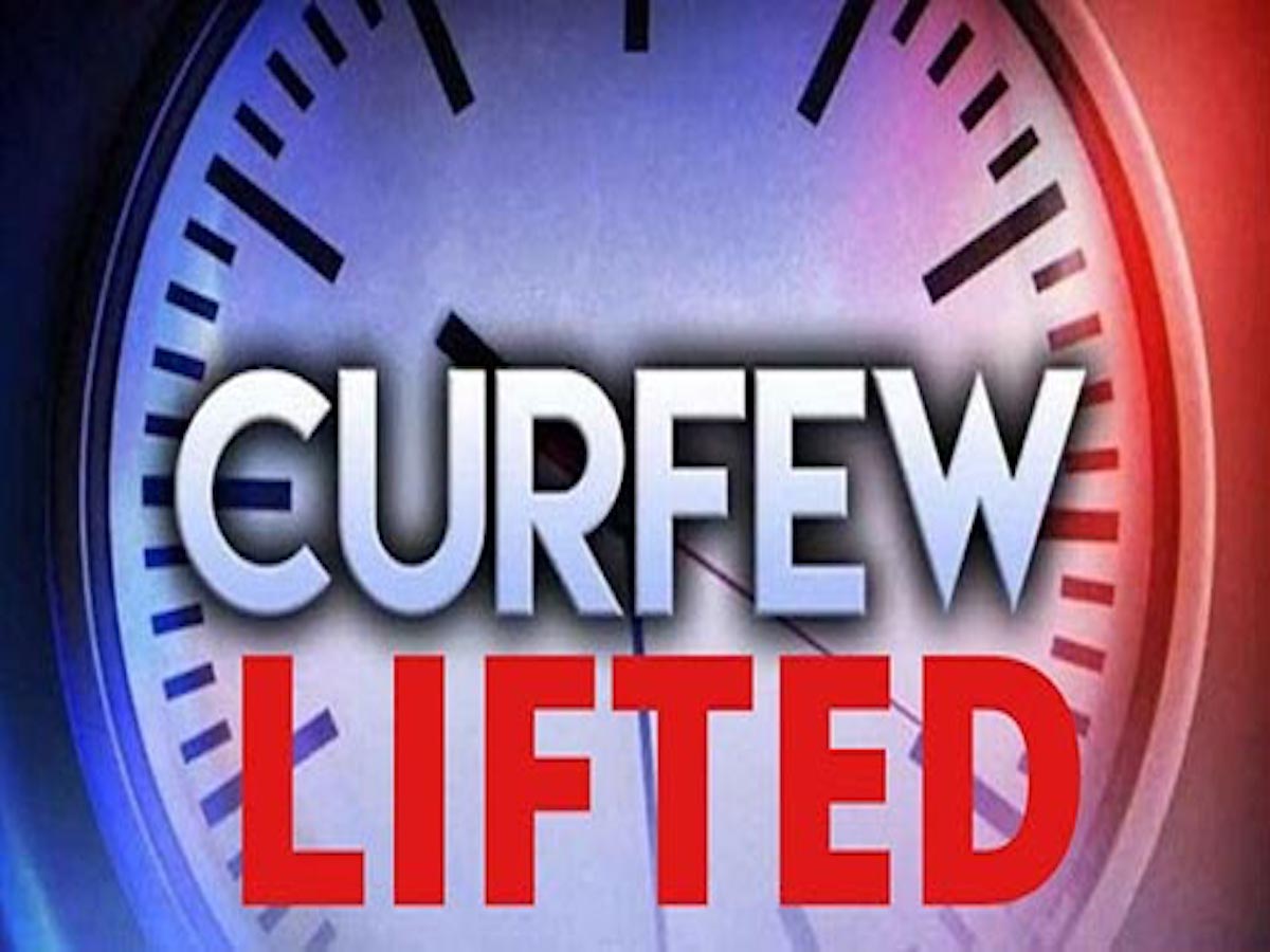 City Curfew Lifted