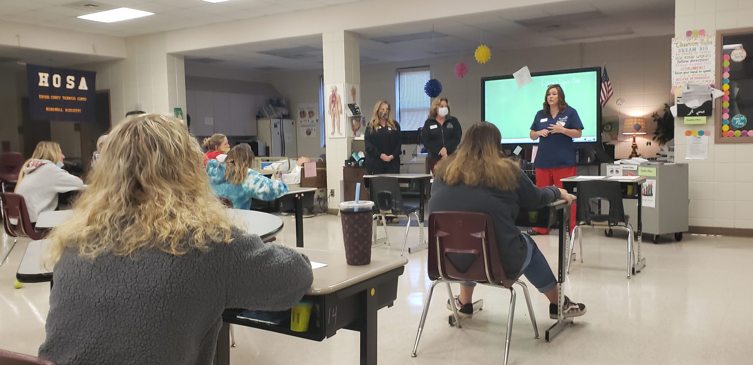STA-HOME & KARE-IN-HOME SPEAK TO HEALTH SCIENCE STUDENTS DURING HOSA WEEK!
