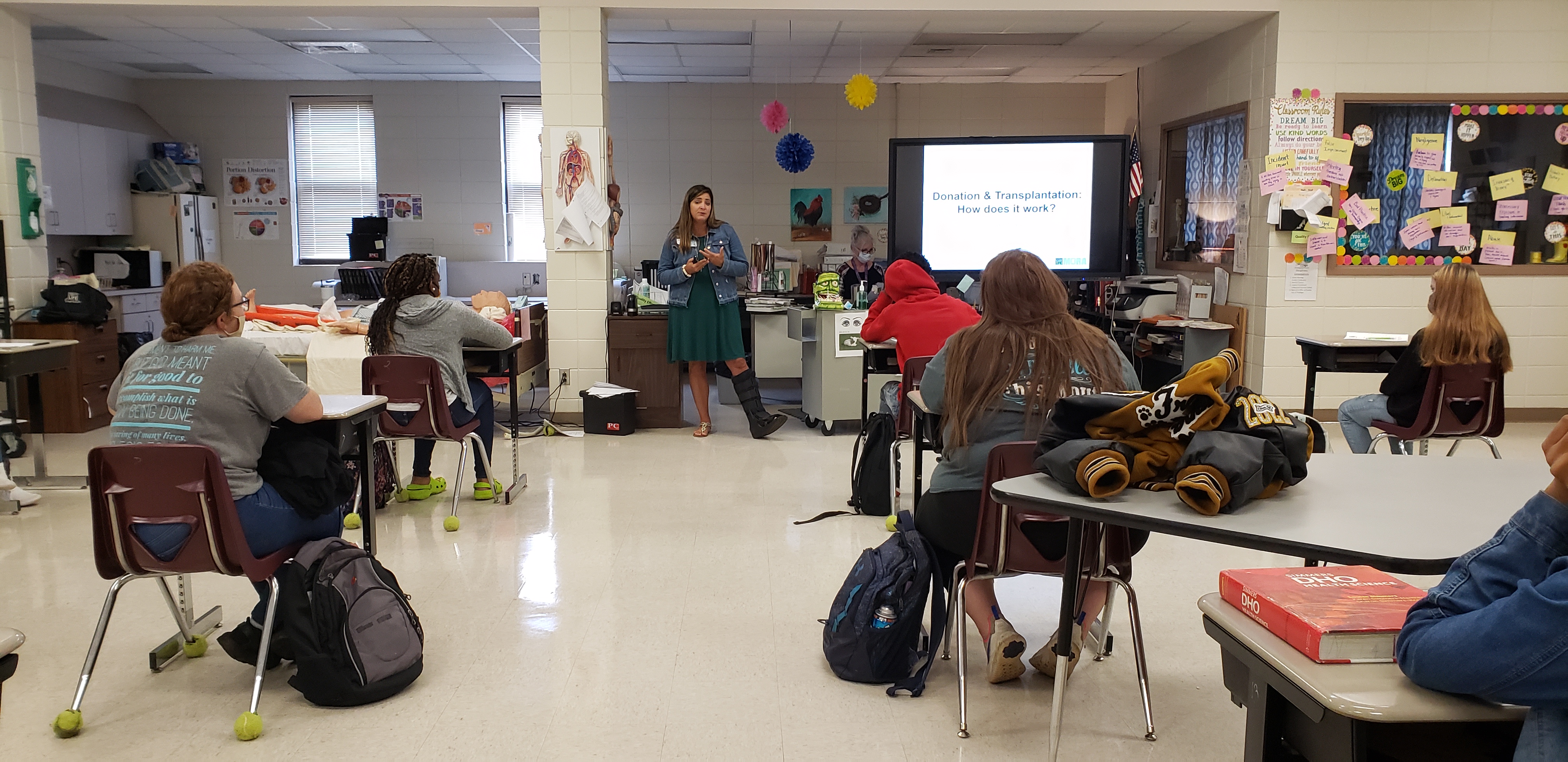 Trisha Byrd of Mississippi Organ Recovery Speaks to SCTC Health Informatics & Health Science Students!