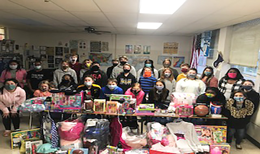 SCS BETA Participates in Salvation Army Angel Tree Drive