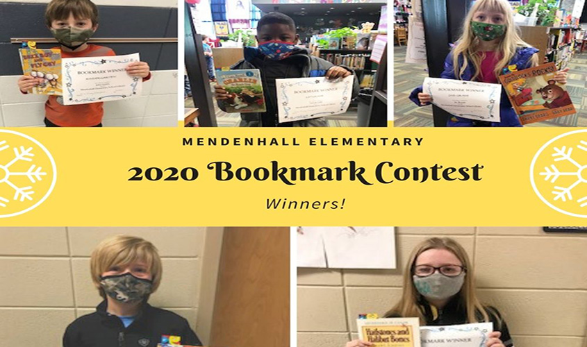 Mendenhall Elementary School holds 2020 Bookmark Contest