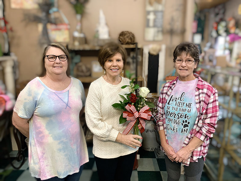 Sue Wins the Renew 96.9 Birthday Bouquet!