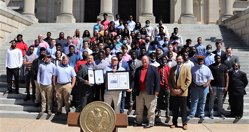 MS Senate & House  Honor Magee High School Football Team