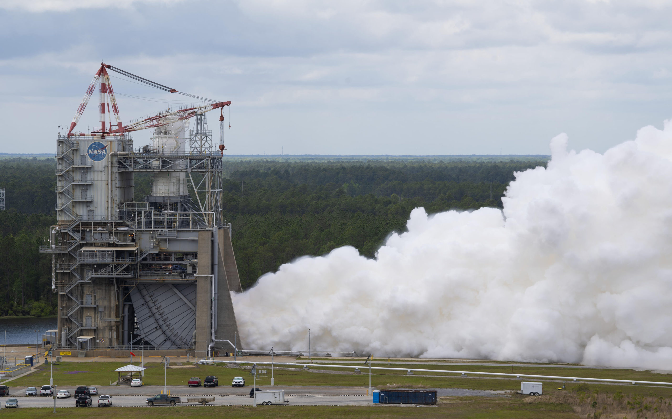 NASA Conducts 2nd RS-25 Test in Latest Series for Artemis Moon Missions