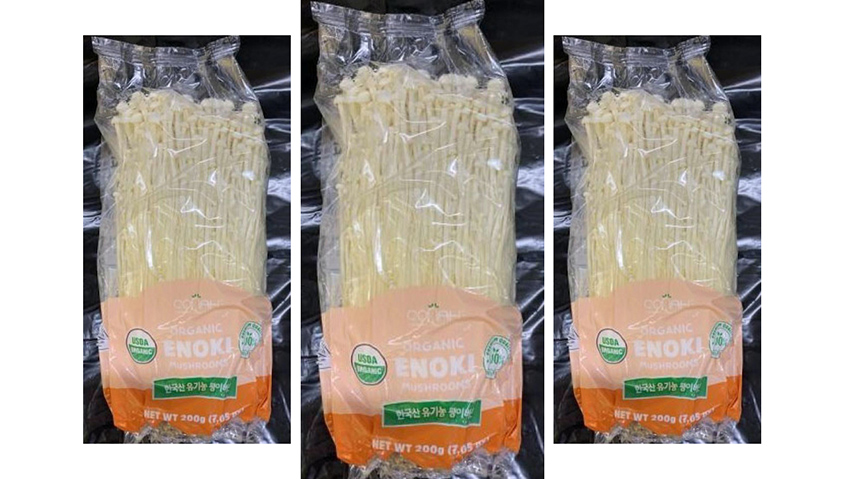 Nationwide recall of organic mushrooms