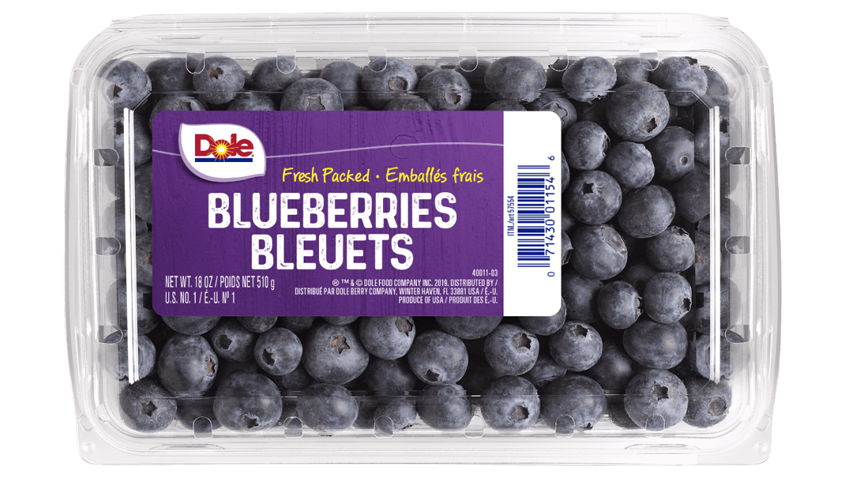 Dole Fresh Blueberries Recalled