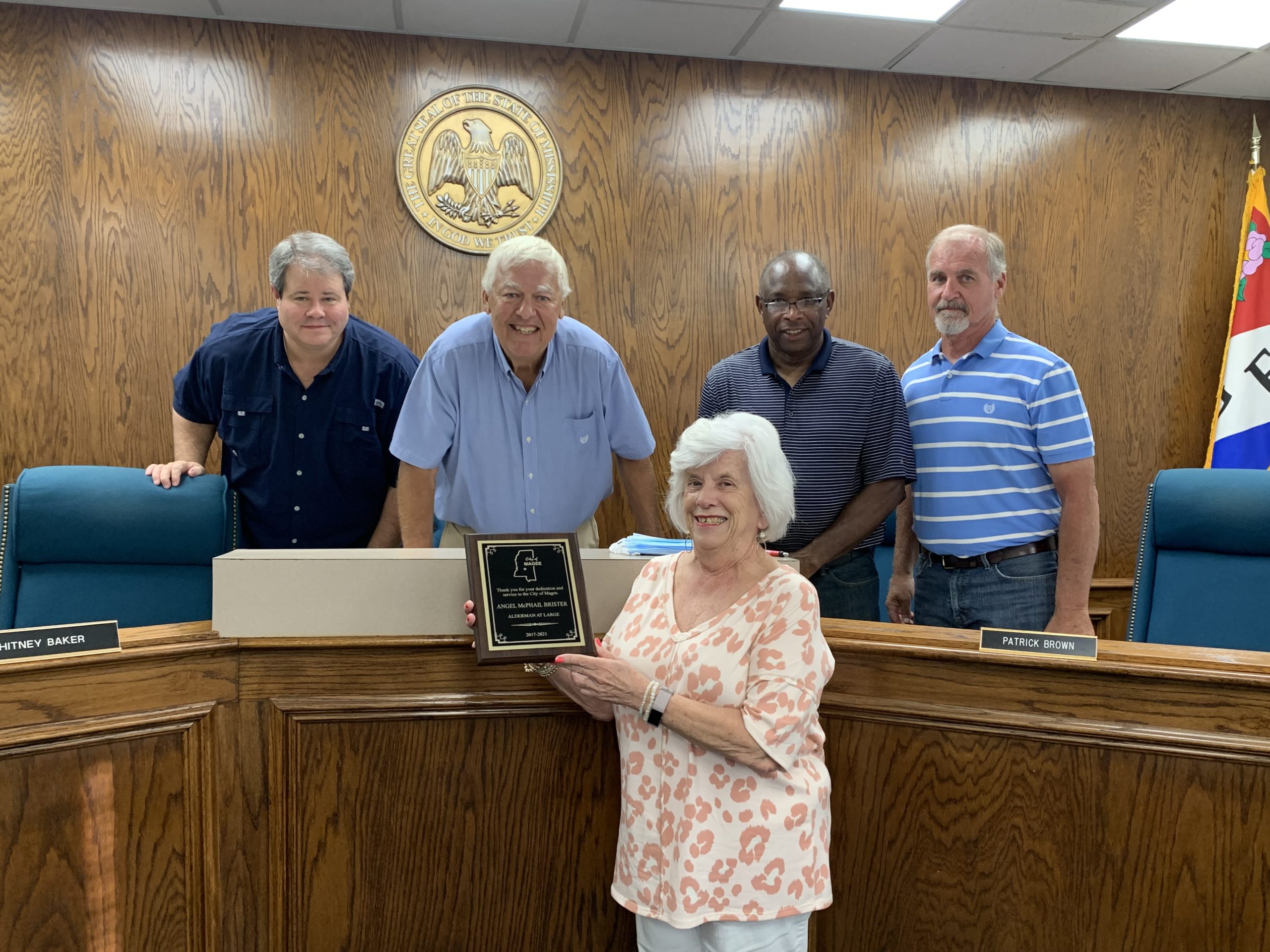 Alderman Honored During Meeting