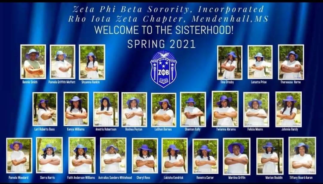 The Zetas of Simpson County Welcome 25 New Members