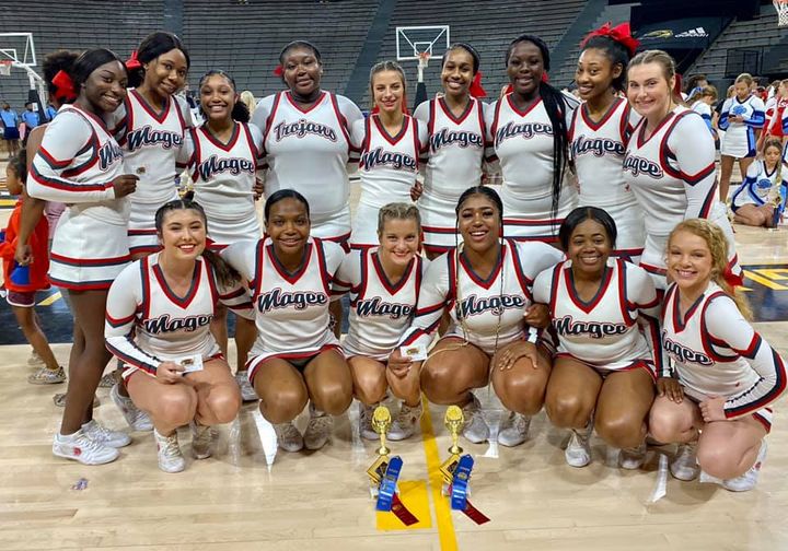 Magee Cheer Prepares for Friday Night Lights