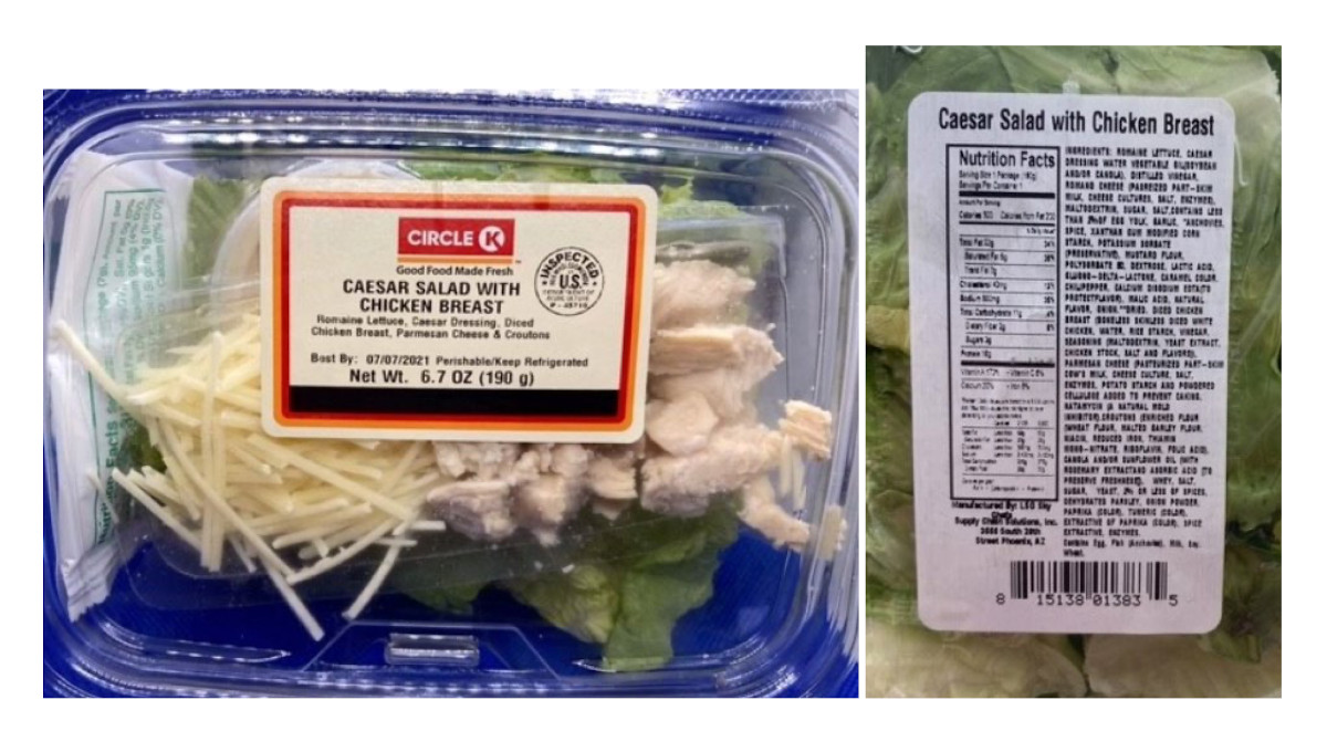 Tyson Foods Inc. Recalls Chicken Products