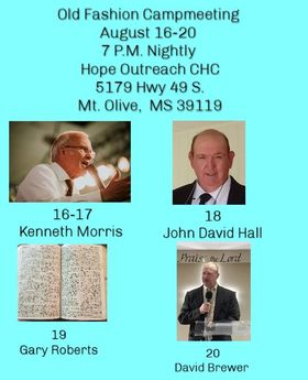 Old Fashion Campmeeting