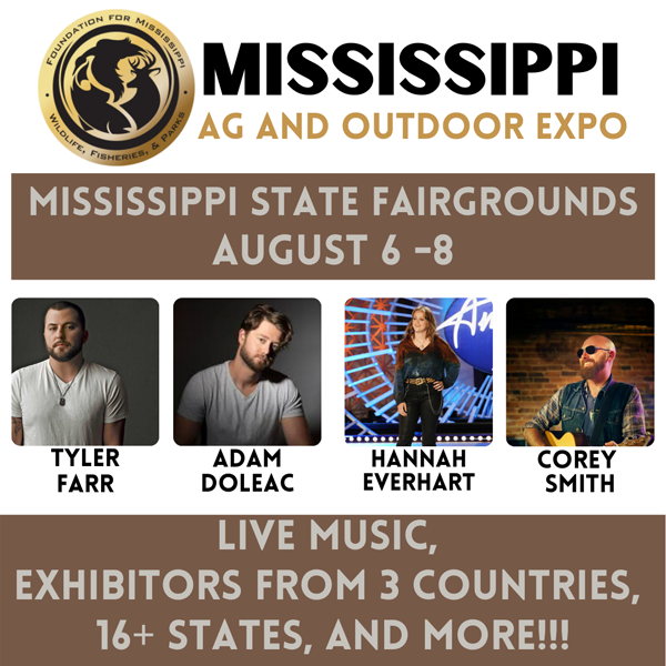 Inaugural MS Ag & Outdoor Expo to Be Held at MS State Fairgrounds