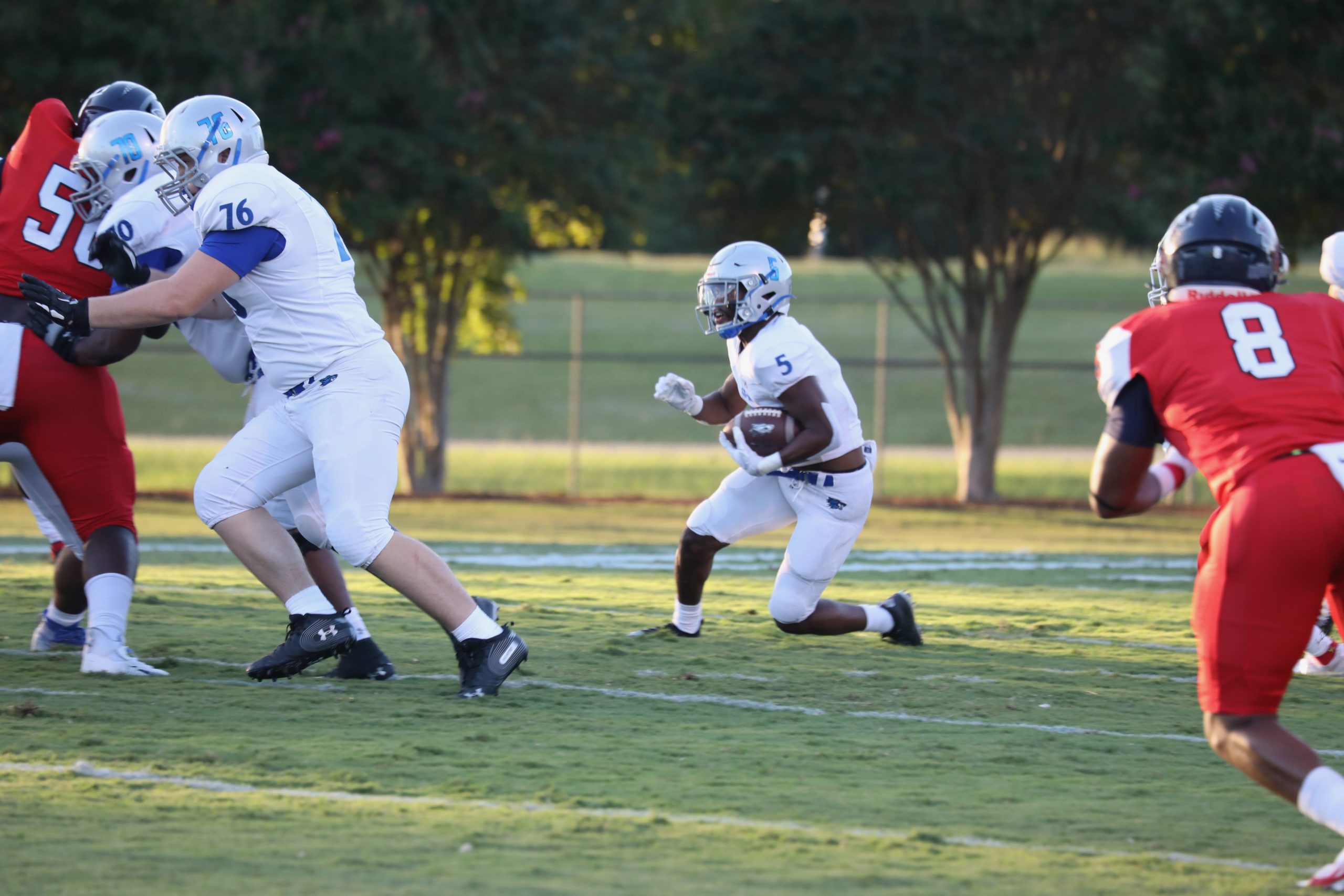 Wolves Stumble Against Indians
