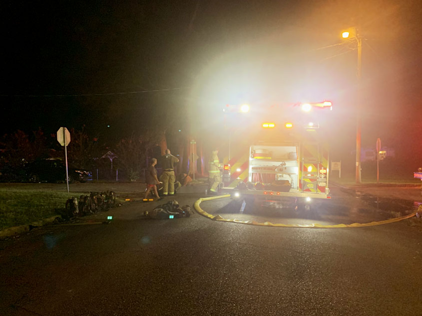 Saturday Night House Fire in Magee