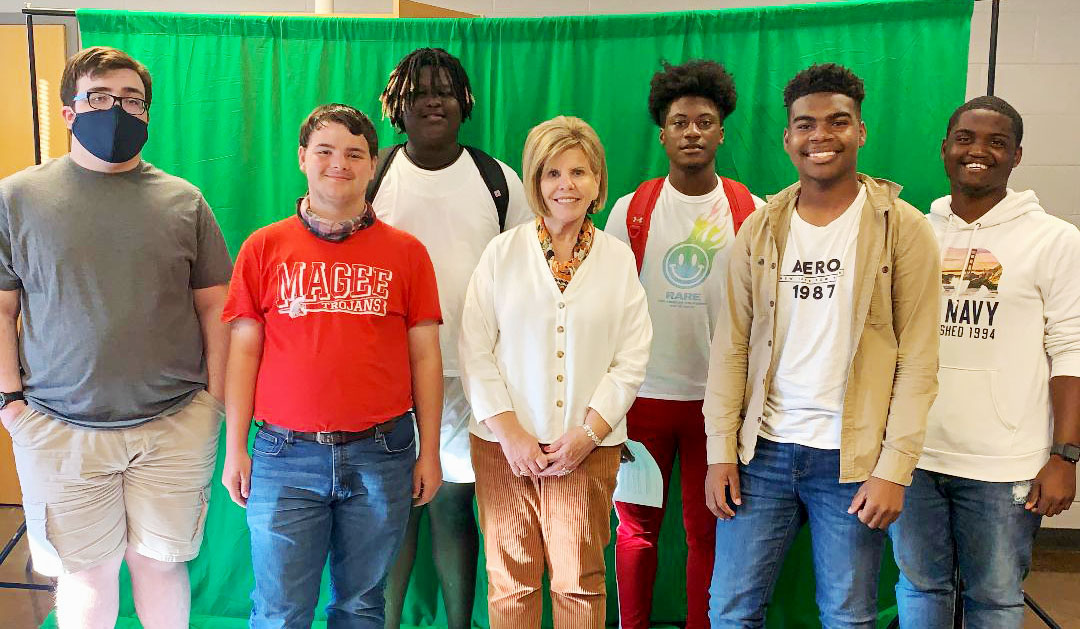 Sue Visits the Media Club @ Magee High School